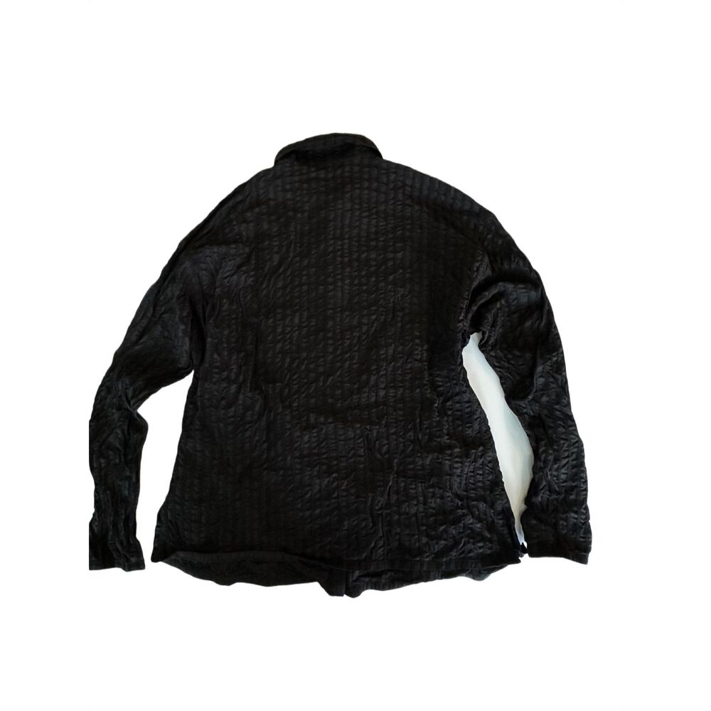 Yacco Maricard Classic Pintuck Shirt Black - Picture 2 of 4